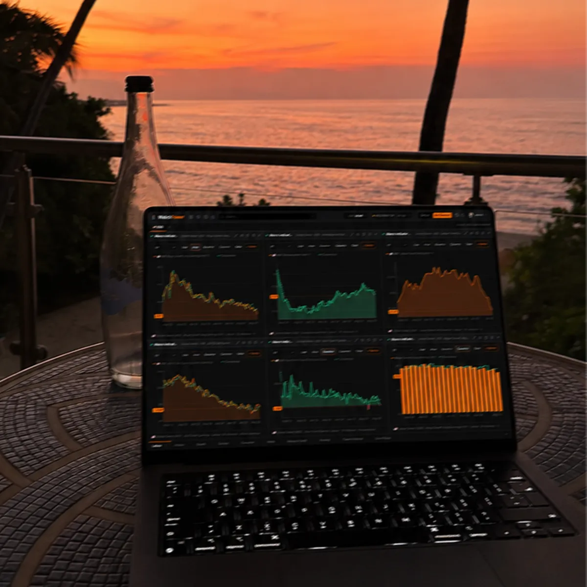 A WatchTower member using the terminal